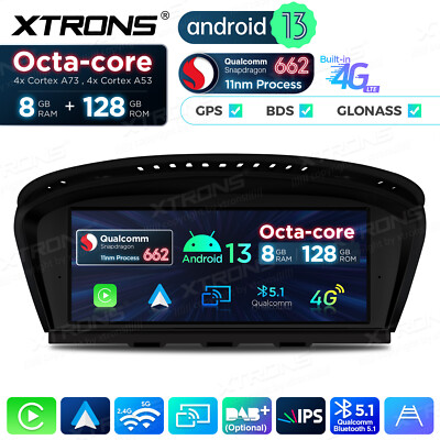 XTRONS 8,8'' Autoradio für BMW E60 E90 E91 CIC 8G+128GB Android 13 GPS Navi WiFi