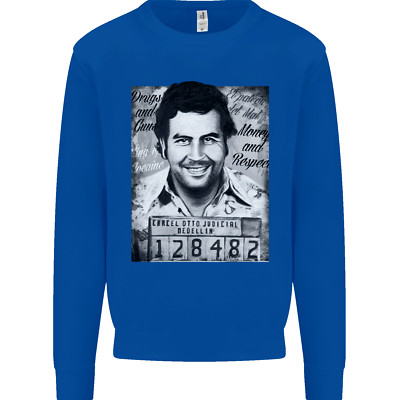 Pablo Escobar Mug Shot Mens Sweatshirt Jumper