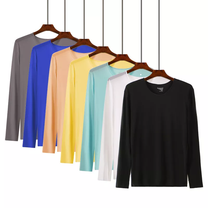 Colored long john shirts deals