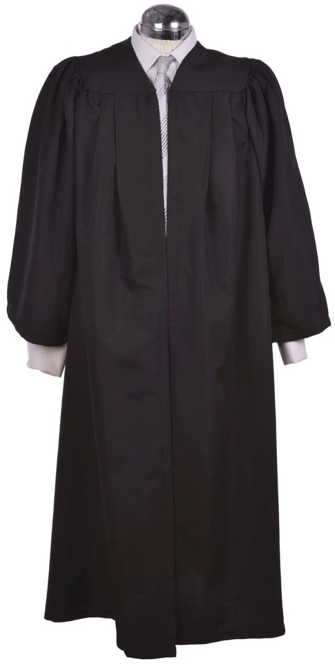 Vestido y sombrero de graduación negro conjunto de mortero universidad licenciatura BA vestido gorra Foto 3 de 4