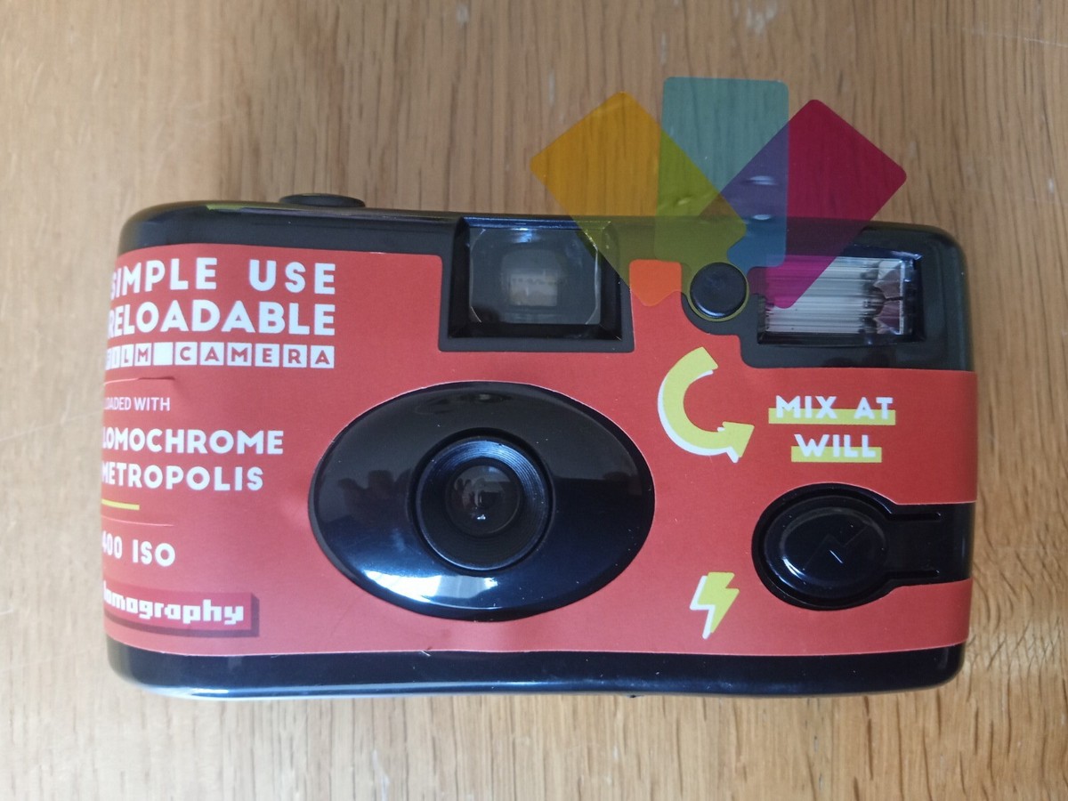 Expired Film 35mm RE USABLE Lomography Simple Use Camera Lomochrome  Metropolis