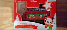 Mickey Mouse Holiday Express Disney Train Car Series 1 Goofy's Coal Car NEW