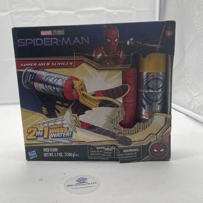 New Marvel Spider-Man Super Web Slinger 2 in 1 Shoots Webs or Water Shooter Toy