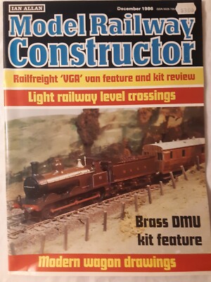 Model Railway Constructor #631 Dec 1986 FREE SHIPPING four track models kit NEW