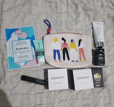 Lot Of 8 Facial Skincare And Nail Lot Mask, Nail Lacquer / Polish, Balm with Bag