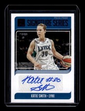 2019 Donruss WNBA Signature Series Press Proof Purple #37 Katie Smith Auto /99