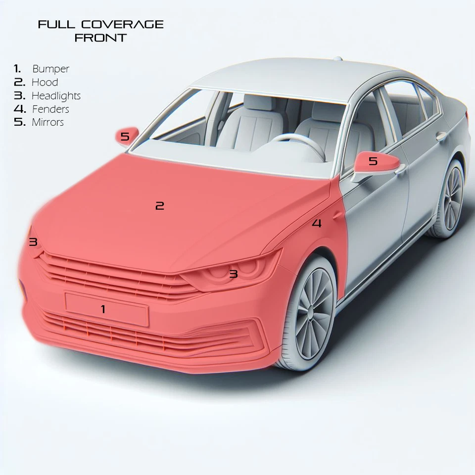 Kit precortado ultra brillante para protección de pintura TPU PPF para Mazda Miata 2013-2015 Foto 3 de 4