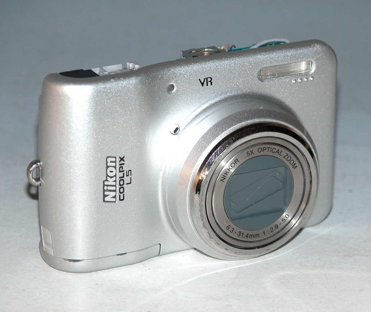 Front Body Cover w/Lens System Board For Nikon Coolpix L5