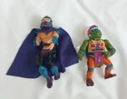 1988 TMNT Shredder Cloak & Belt Mirage 5” Playmates Teenage Turtles & Chief Mike