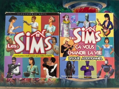 The Sims + Expansion PC Maxis Complete big box Electronic Arts Fr Fra