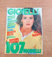 GIOIELLI - MODA MAGLIA - BARBARA DE ROSSI - VALENTNO - APRILE 1985