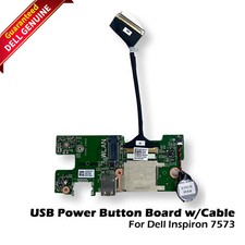 Dell Inspiron 15 7573 2-in-1 Power Button USB SD Card Reader Circuit Board 23G91