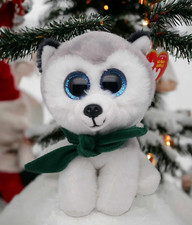 Ty Beanie Baby Buff the Husky Dog 6" Plush Animal Toy