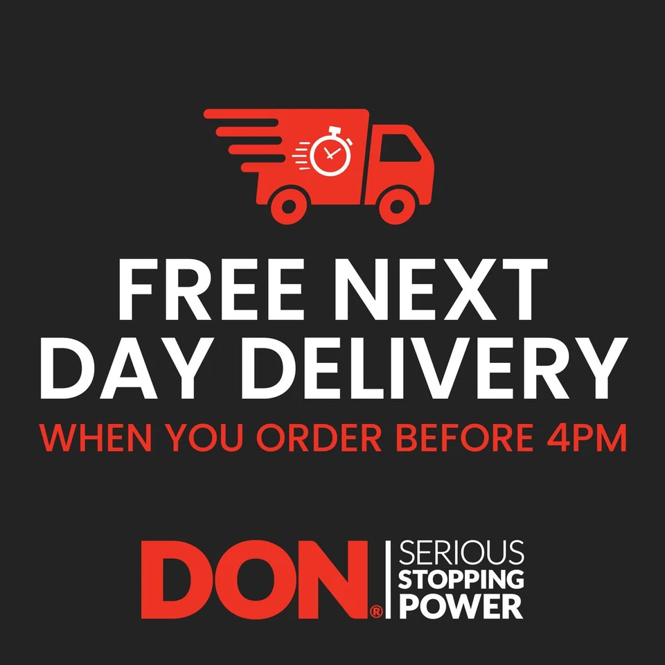 DON Rear Solid Coated Brake Discs & Pads Braking Service Kit Fits Saab 9-5 - Image 3 of 4