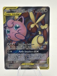 Mega Lopunny & Jigglypuff GX 225/236 Full Art Ultra Rare Cosmic Eclipse