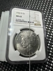 1922 d peace dollar ms62