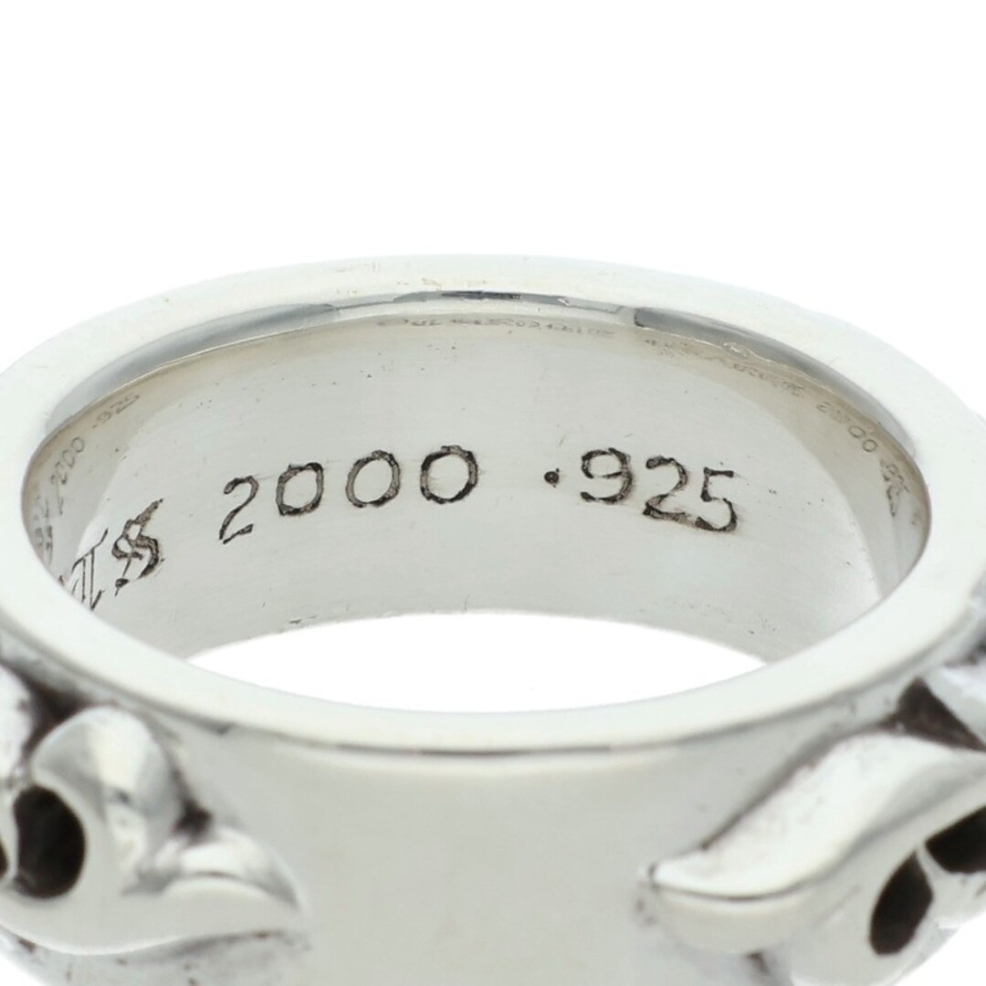 Chrome Hearts DBL NARROW VINE BAND Double Silver Ring Mens Size 19 Used 774eabfc thumbnail 6