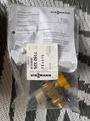 VIESSMANN GAS-ECKVENTIL G3/4 X R1/2 7192325 - BRANDNEU - UK-VERKÄUFER