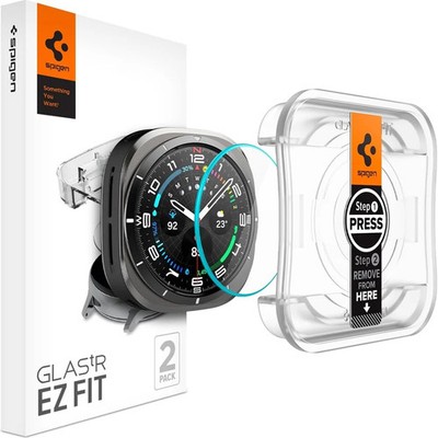2x Gehärtetes Glas für Galaxy Watch Ultra 2/1 Spigen Schutzglas Hartglas Glas