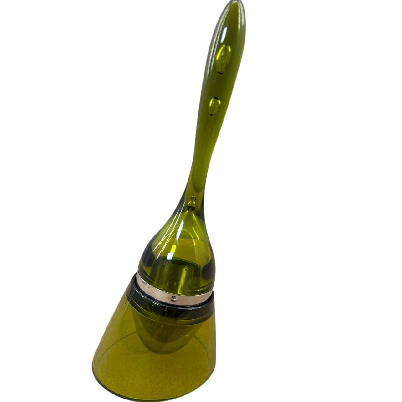 Vintage 70s Avocado Green Tea Infuser Wand Lucite Stainless w Stand
Opens in a new window or tab