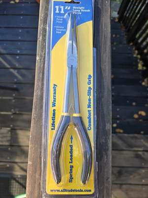 #ad Alltrade 11quot; Straight LONG REACH PLIERS NEW $9.99