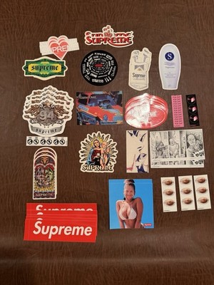 Supreme Sticker Lot   40 Assorted Stickers | Box Logo, Photo, Rare | Authentic 
