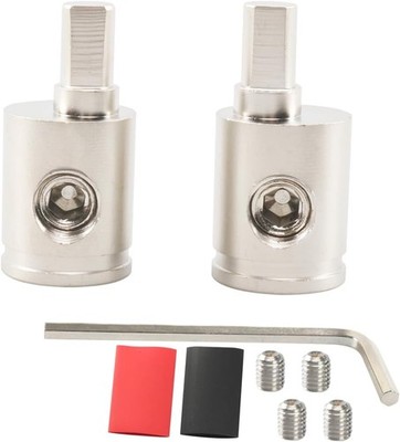 Amplifier Audio Amp Input Reducers 0 Gauge to 4 Gauge Offset  Size: 0-4GA 2PCS