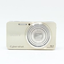 SONY Cyber-Shot DSC-W570 Compact Digital Camera Silver 16.1MP Used From Japan