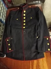 US Marine Dark Blue Coat Sz. 38S USMC Dress Gabardine Uniform Unused Marines