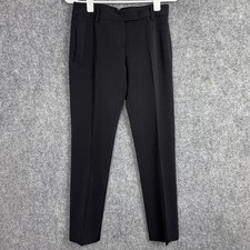 Theory Dress Pants Womens Size 00 Black Business Party Stylish Minimal Sleek