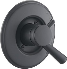 Matte Black Shower Trim Kit Replacement For 17 Series TRIM ONLY