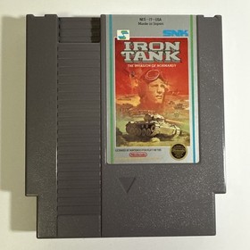 Vintage 1988 Iron Tank NES Cartridge, Manual & Sleeve TESTED Nintendo