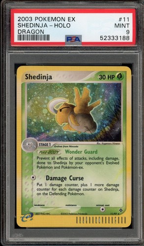 Shedinja graded PSA 9 for sale on eBay