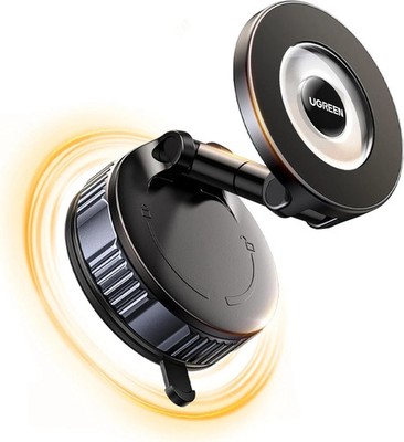 UGREEN Vakuum Magnet Handyhalter für Autos, Verstellbar Magsafe Autohalterung 360°R