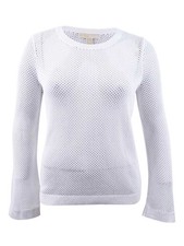 MICHAEL Michael Kors Women's Cotton Semi-Sheer Sweater