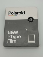 Polaroid B W I-Type Film 8 Black  White Instant Photos SEALED