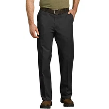 Genuine Dickies Men's Relaxed Fit Straight Leg Flat Front Work Pant, Size 42x32