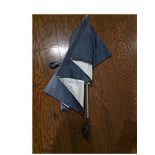 Versa-Brella UPF 50 Clamp-On Outdoor Umbrella Sun Shade, Blue UV Protection