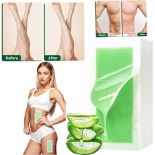 Hair Removal Paper Double Sided Cold Wax Strips Body Depilatory Patch Skin