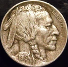 1913-P Buffalo Nickel Variety 2   XF Full Horn
