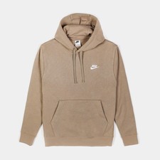 Nike Sportswear Club Fleece Pullover Hoodie Khaki Adult 2XL