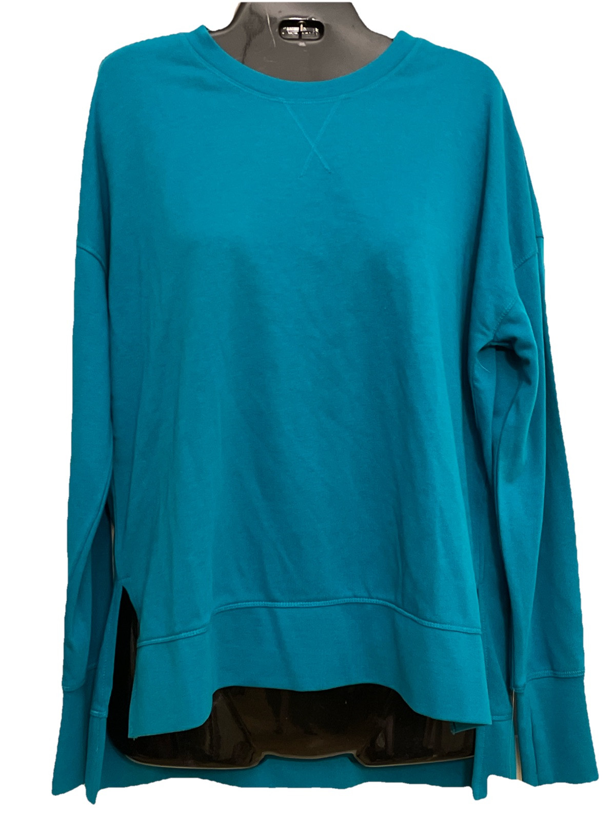 Sweaty Betty After Class Longline Sweatshirt Future Blue Size M, MSRP $79.  NWT