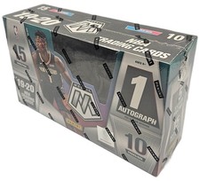 2019-20 Panini Mosaic Basketball Factory Sealed Hobby Box 10 Packs 1 Autograph