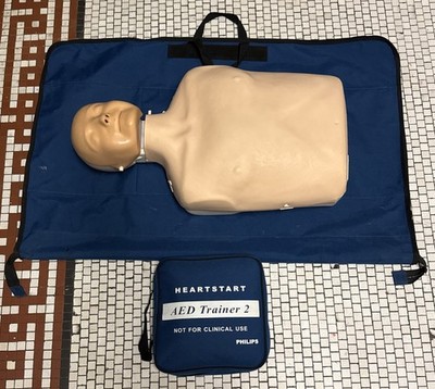 Laerdal Link AED Little Anne & AED Heartscan EUC Tested & Working Plz Read
