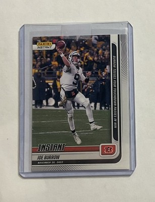 2022 PANINI INSTANT #119 JOE BURROW TOSSES FOUR TOUCHDOWN PASSES IN WIN PR 201