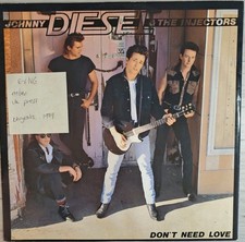 Johnny Diesel & The Injectors Don't Need Love Vinyl Record EX/VG CHS123359 1989