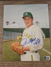Jim Hunter Autographed 8x10 Beckett CoA BU61276