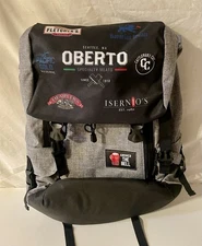 Origaudio Penryn Backpack Oberto Meats Print & Boxing Patch- New With Tags