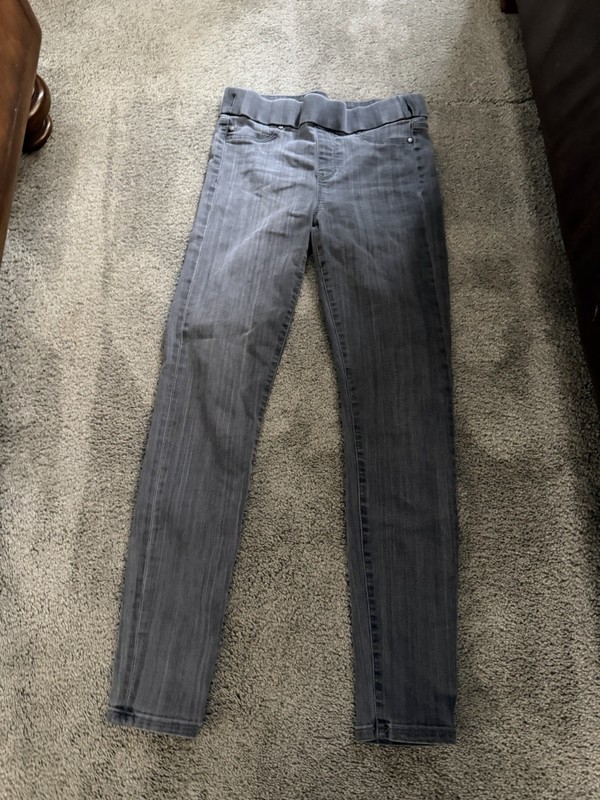 Liverpool Jeans Women's Size 6/28 The Skinny Pull On Mid Rise Jegging Gray