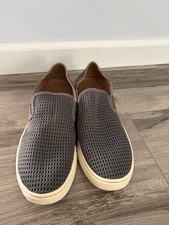 Olukai Women s PEHUEA Slip-On Shoes In Grey Size 10